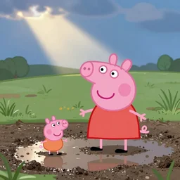 Peppa Pig muddy puddles