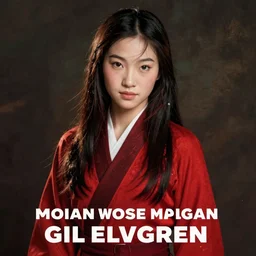 full body portrait of mulan by gil elvgren
