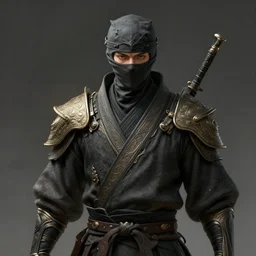 a cyberpunk ninja man, diffuse lighting, fantasy, intricate, elegant, highly detailed, lifelike, photorealistic, digital painting, artstation, illustration, concept art, smooth, sharp focus, naturalism, trending on byron's - muse, by greg rutkowski and greg staples