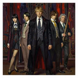 realistic detailed image of klaus schwab by ayami kojima, amano, karol bak, greg hildebrandt, and mark brooks, neo - gothic, gothic, rich deep colors. beksinski painting, part by adrian ghenie and gerhard richter. art by takato yamamoto. masterpiece