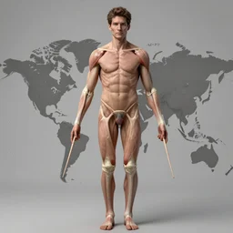 the man with the most ligaments in the world