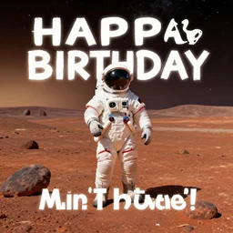 Birthday on mars