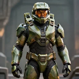 Elon Musk in Mjolnir armor from Halo.
