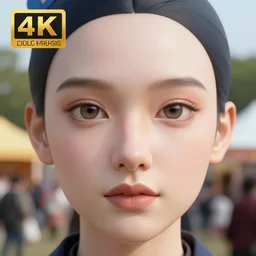 the face of a person at a festival who has glimpsed the fourth dimension, intricately detailed, beautiful face, detailed eyes, award winning, 4 k