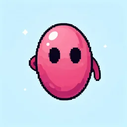 jellybean in the style of Y2K vector art
