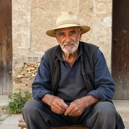 “an very old Catalan farmer”