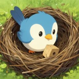 gori fujita ilustration a game development studio, little bird building a nest close up painting by goro fujita, sharp focus, highly detailed, artstation