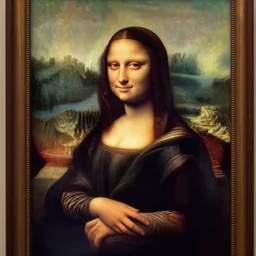 monalisa in the style of ZDZISŁAW BEKSIŃSKI!!!!!