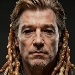 hyperrealistic dslr film still of legumes disguise jeff goldblum mask, stunning 8 k octane comprehensive 3 d render, inspired by istvan sandorfi & greg rutkowski & unreal engine, perfect symmetry, dim volumetric cinematic lighting, extremely hyper - detailed, incredibly real lifelike attributes & flesh texture, intricate, masterpiece, artstation, stunning