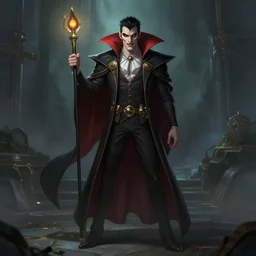 a full body portrait vampire, greg rutkowski, trending on artstation, ambient lighting, league of legends wallpapers