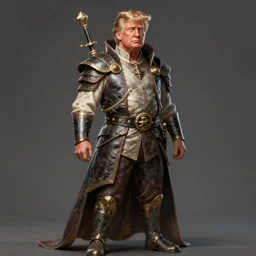 Donald Trump as a fantasy D&D character, full body art by Donato Giancola and James Gurney, digital art, trending on artstation