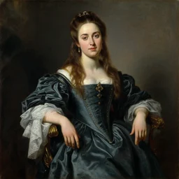 olivia wilde painted by goya, aristocratic pose, oil painting