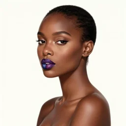 the portrait of a blueberry that resembles an absurdly beautiful, graceful, elegant, sophisticated black woman, an ultrafine hyperdetailed illustration by kim jung gi, irakli nadar, intricate linework, bright colors, octopath traveler, final fantasy, unreal engine 5 highly rendered, global illumination, radiant light, detailed and intricate environment
