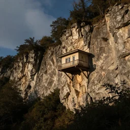 house cliffs inspired by jacek yerka