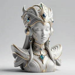 artstation futuristic 3 d model of hyper - detailed beautiful groovypunk queen of santino galaxy in full regal attire. face portrait. art nouveau!!!, symbolist, visionary, baroque, giant fractal details. horizontal symmetry by zdzisław beksinski, iris van herpen, raymond swanland and alphonse mucha. hyper - real, unique