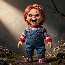 screaming et doll meets screaming chucky doll
