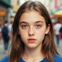 girl portrait by wlop and mark brooks, vivid, aesthetic, fine details, realistic eyes, masterpiece, busy background, bokeh, depth of field
