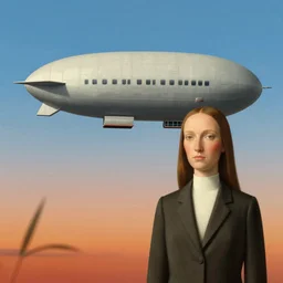 surreal glimpse into other universe, airship floating sky, summer morning, very coherent and colorful high contrast, art by! gediminas pranckevicius, rene magritte! paul klee geof darrow, volumetric lighting, cinematic, floralpunk screen printing woodblock, dark shadows, hard lighting, stipple brush