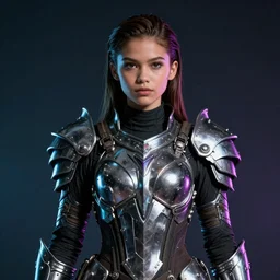 zendaya portrait, dystopia core, apocalyptic, armor, warrior, dramatic, sharp focus, fiction, neon, fantasy, hyper detailed, digital art, trending in artstation, cinematic lighting, studio quality, smooth render, unreal engine 5 rendered, octane rendered, art style and nixeu and wlop and krenz cushart