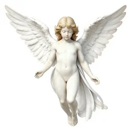 a detailed biological illustration dissection of an angel