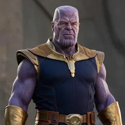 walter white as thanos, photorealistic, cinematic shot