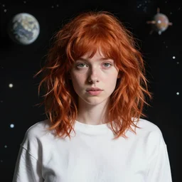 a redhair in space