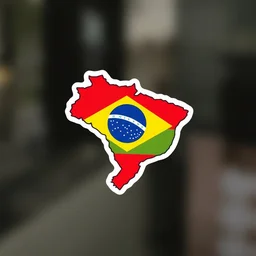 brazil sticker.