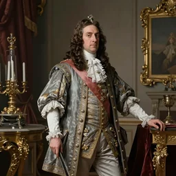 victorian gentleman in a costume royal power, court politics, baroque aesthetics, highly detailed, made by rembrandt
