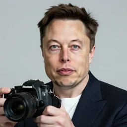 portrait photo of elon musk , captured using a DSLR camera , high detail