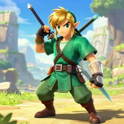samus aran as link