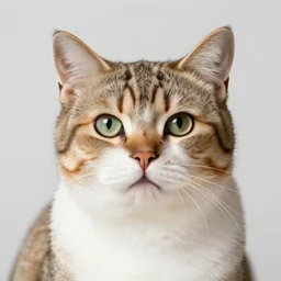 photo of a cat with a face that looks like obama