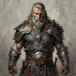portrait painting of a dwarven berserker, sharp focus, high symmetry, award - winning, trending on artstation, masterpiece, highly detailed, intricate. art by terese nielsen