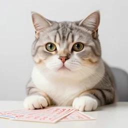 cool cat winning the lottery