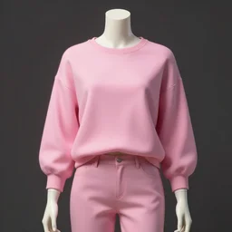 a mannequin wearing pink clothes, digital Painting, ultradetailed, artstation,