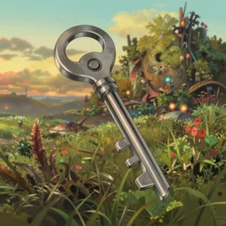 a wholesome animation key shot of a post apocalyptic 8 0's vegetation landscape, warm evening light by studio ghibli, everything on focus, animation, sharp, rendered in unreal engine 5, focused, anime key art by greg rutkowski, bloom, dramatic lighting