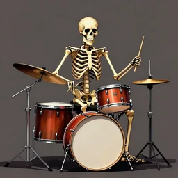 skeleton drummer