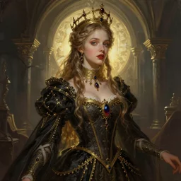 concept art of a gothic princess, pinterest. digital painting, by valerian city of a thousand planets, by ruan jin #, by mandy jurgens #, by artgerm #, william - adolphe bouguerea #