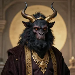 A portrait of Iblees