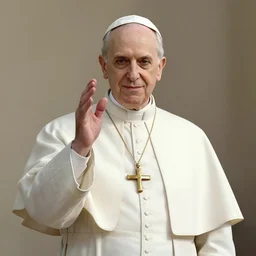 3D render of John Paul II