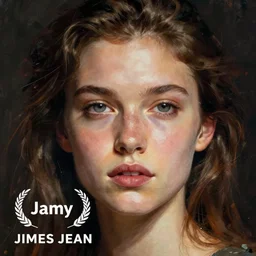 a portrait, art by james jean, complex,