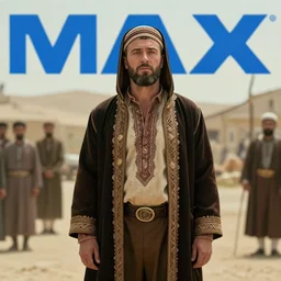 Kurdish shephard wearing Kurdish clothes in a movie directed by Christopher Nolan, movie still frame, promotional image, imax 70 mm footage