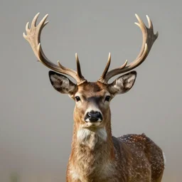 hyperrealistic mugshot of a deer, photorealistic, 8k octane render, trending on art station, stunning visuals