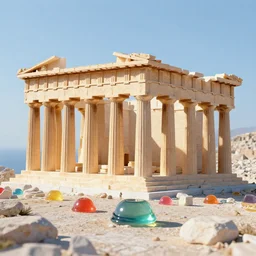 the parthenon made out of jelly