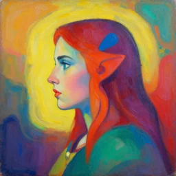side portrait, imogen poots, paladin, fantasy, gloomhaven, luminescent, organic painting, matte painting, bold shapes, hard edges, gaudy colors, octane render, unreal engine, by greg manchess, huang guangjian, gil elvgren, greg rutkowski, jesper ejsing