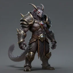 Orc Fenrir,DnD Character Concept art, DeviantArt 4k high detail portrait