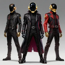 samurai daft punk, concept art