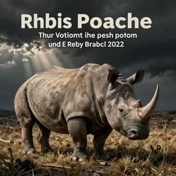 illustration for an article about rhino poaching