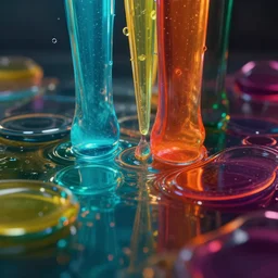 liquids, colorful, cinematic, by wlop, super detailed, unreal engine 5