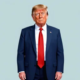 the mogul, john goodman portrays donald trump, vibrant movie poster, directed by the cohen brothers, minimalist, digital art, fan art, trending on artstation