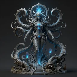 fantasycore, eldritch, psychic, elemental masterpiece 8k resolution Behance HD scrollwork magic conduits zBrush Central contest winner, cel-shaded sewerscape by bruce pennington